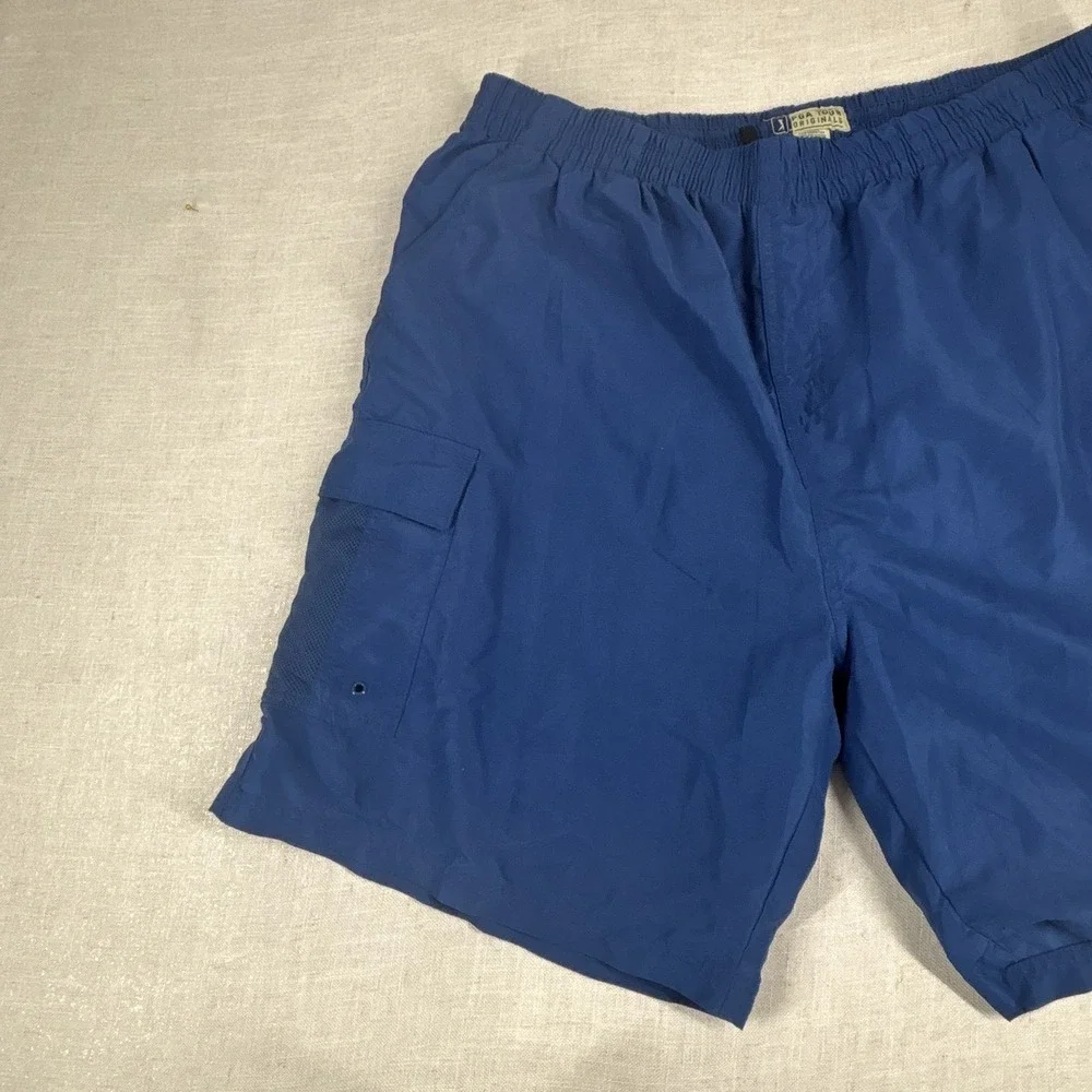 PGA Tour Originals Shorts Mens XL Cargo Swim‎ Trunks Mesh Lined Polyester Golf